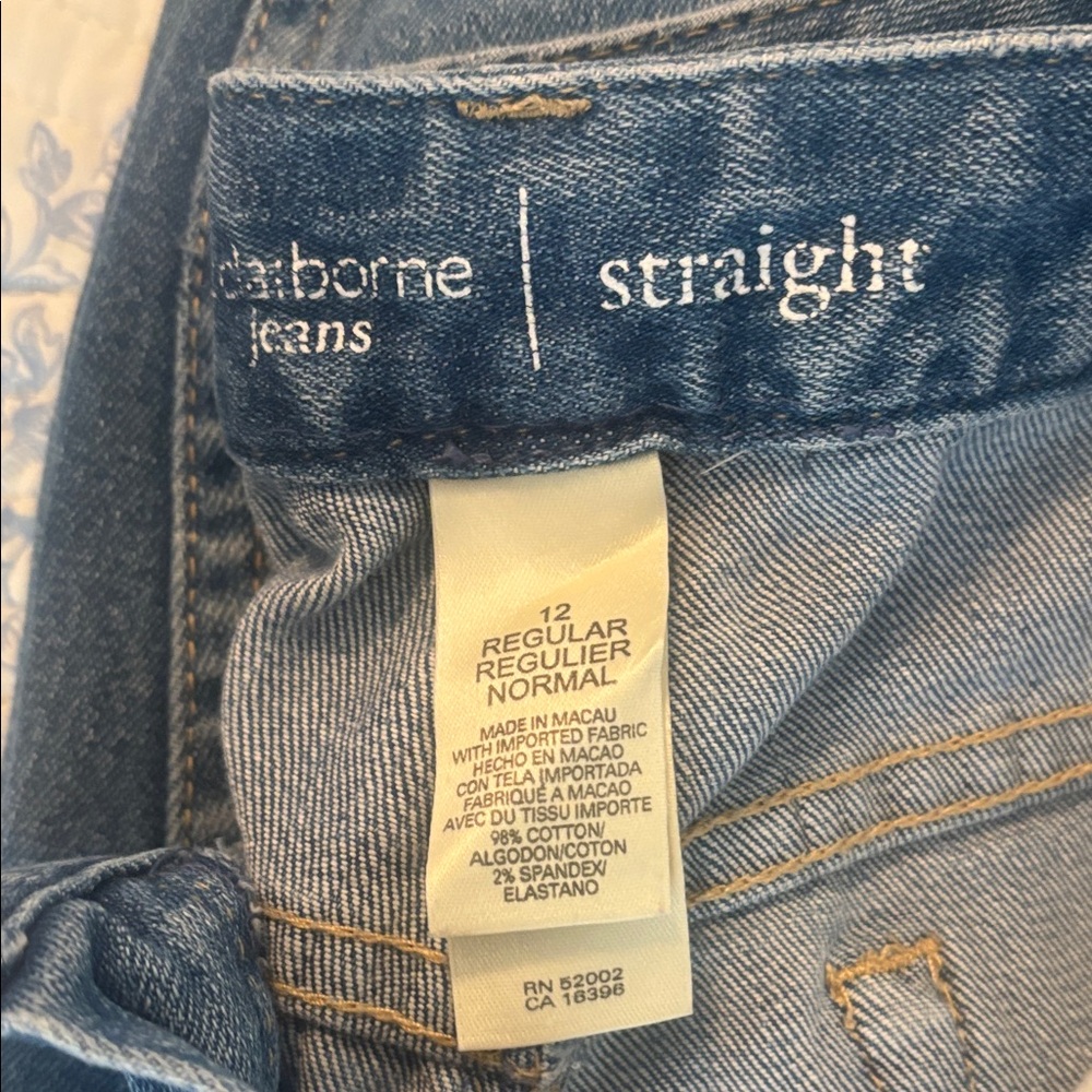 Claiborne Straight Leg Women's Jeans - Classic Blue
